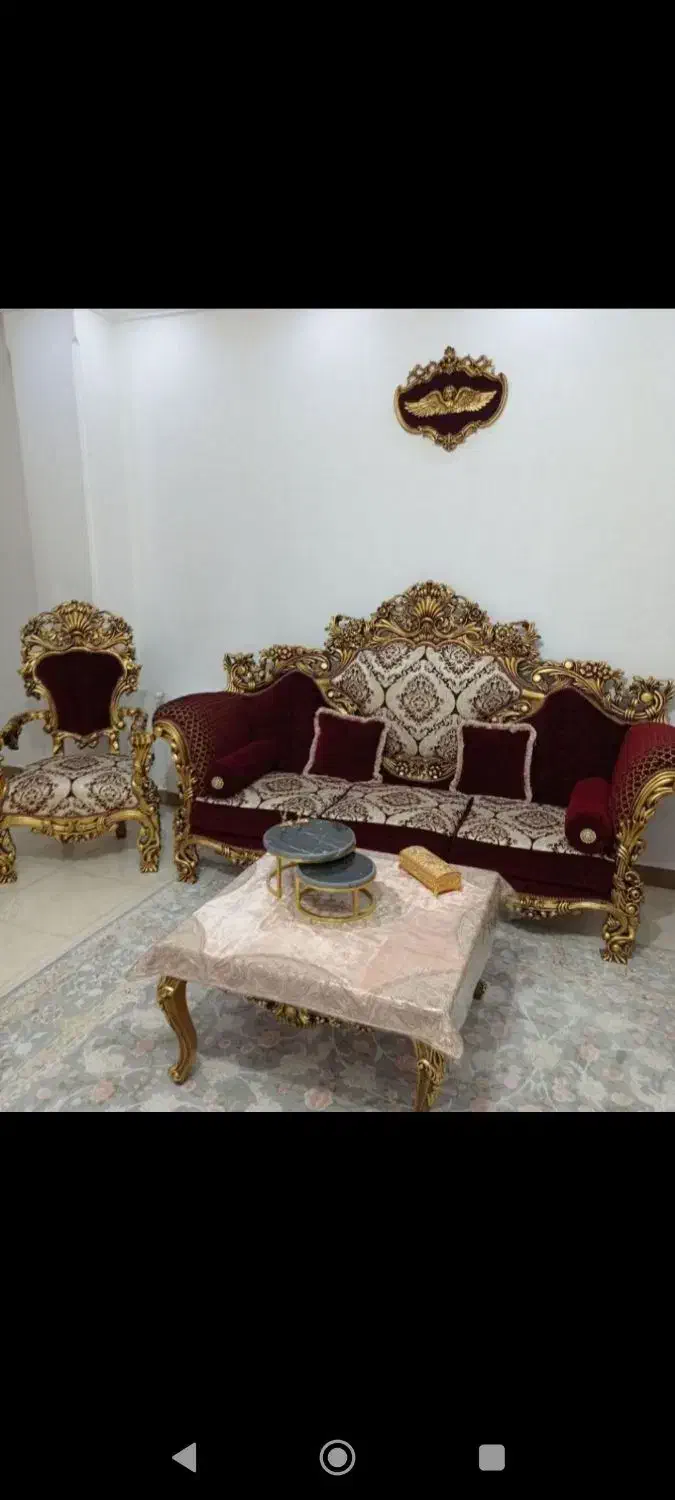 مبل همراه ناهارخوری در حد نو|مبلمان خانگی و میز عسلی|تفرش, |دیوار