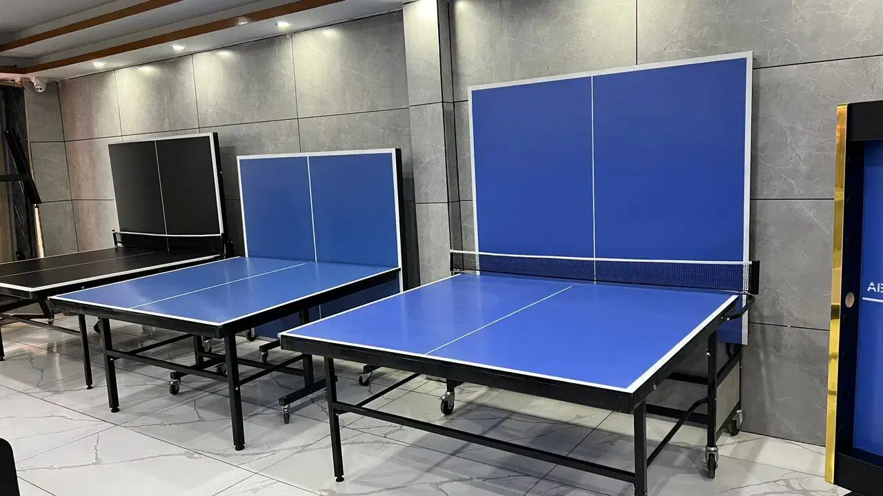 لوازم بازی میز پینگ پنگ تفریحی ویلایی باشگاهی حیاط|ورزش‌های توپی|لاهیجان, شیشه گران|دیوار