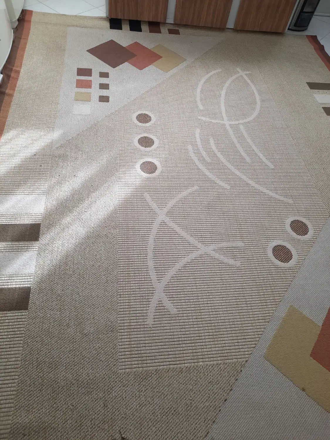 گلیم جنس خوب|گلیم، جاجیم، گبه|تربت‌حیدریه, کاشانی|دیوار