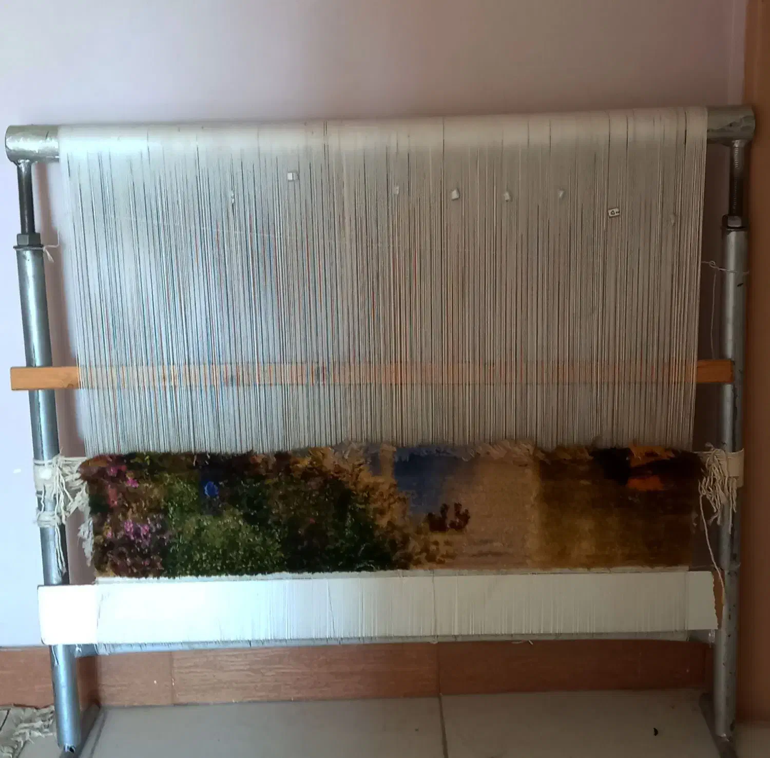 دارقالی تابلو فرش نیمه کاره|تابلو فرش|کرج, استاندارد|دیوار