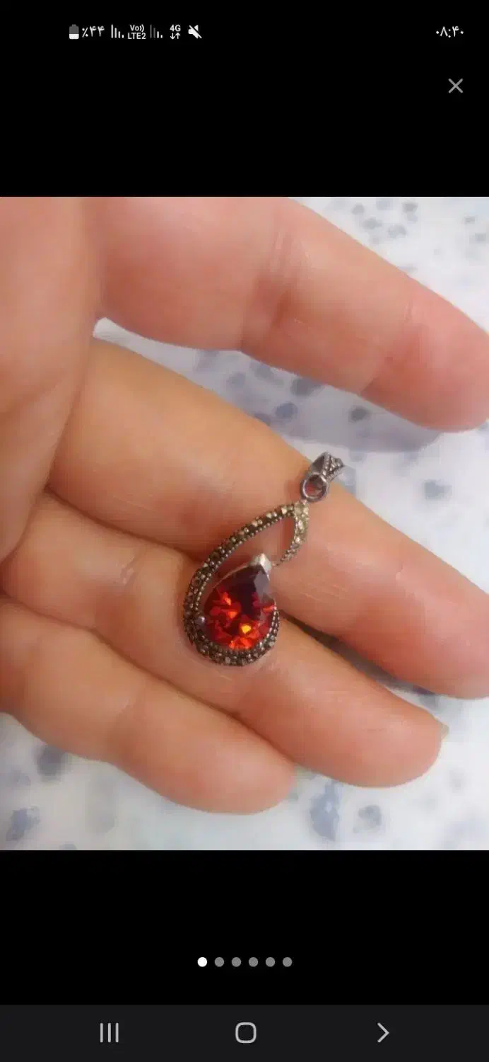 آویز نقره در حد نو|جواهرات|اهواز, نادری|دیوار