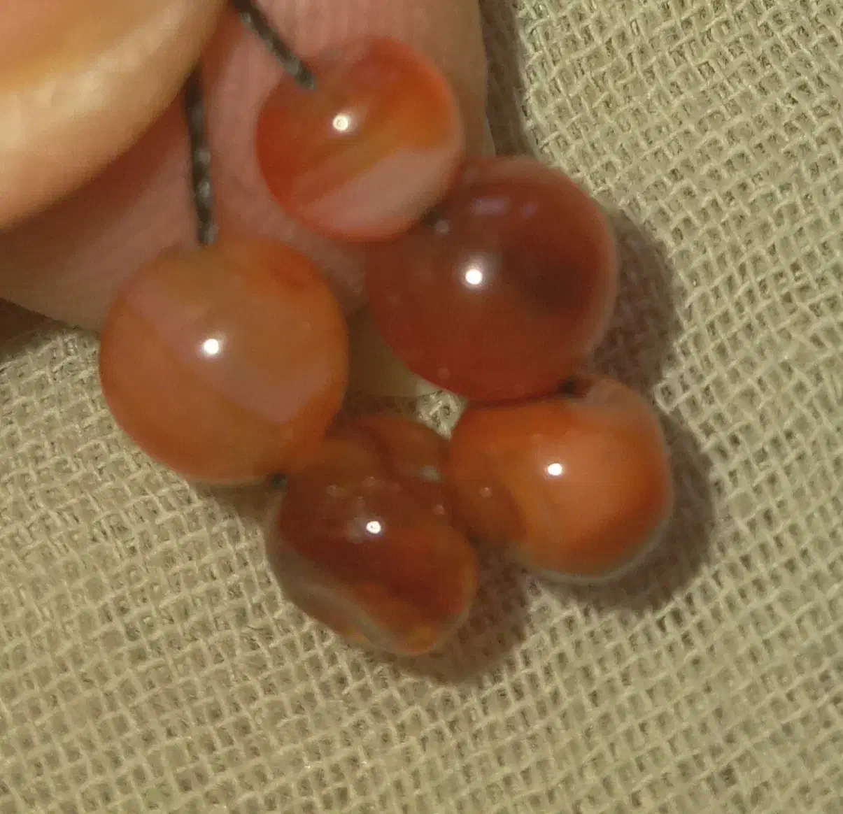 عقیق چشم نظر قدیمی|کلکسیون اشیاء عتیقه|فردیس, انبار نفت|دیوار