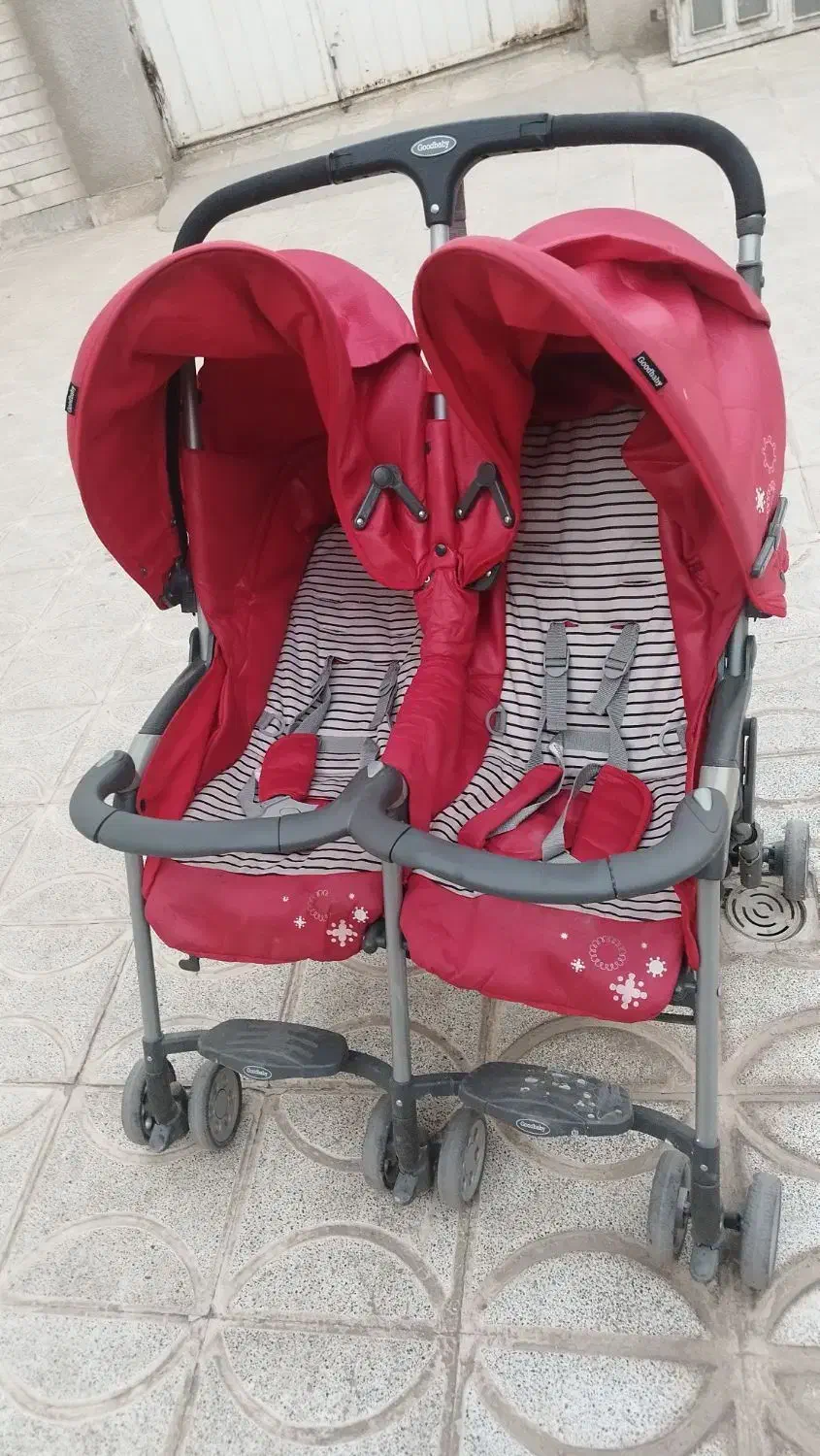 کالسکه دوقلوی خارجی برندگودبیبی|کالسکه و لوازم جانبی|نیشابور, مدرس|دیوار