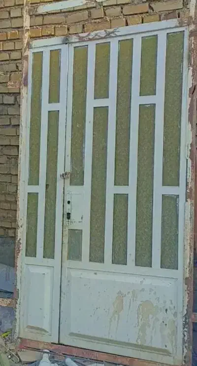 درب آهنی دو لنگه|مصالح و تجهیزات ساختمان|اهواز, کوی رمضان|دیوار