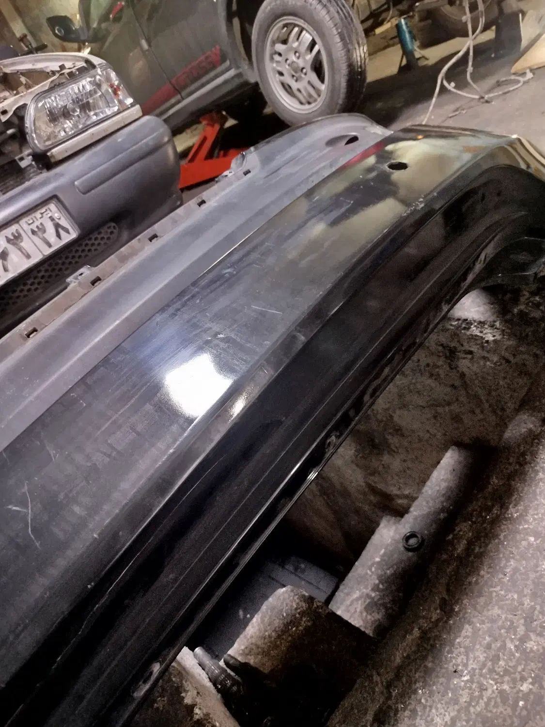 سپر عقب کوییک مشکی|قطعات یدکی و لوازم جانبی|کرج, احدآباد|دیوار