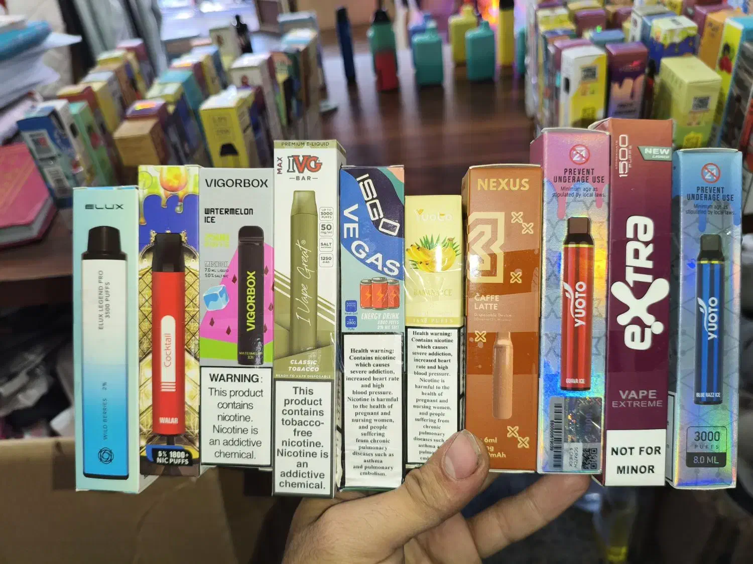 ویپ یک بار مصرف(قلیان شارژی)|زیورآلات و اکسسوری|نورآباد, |دیوار