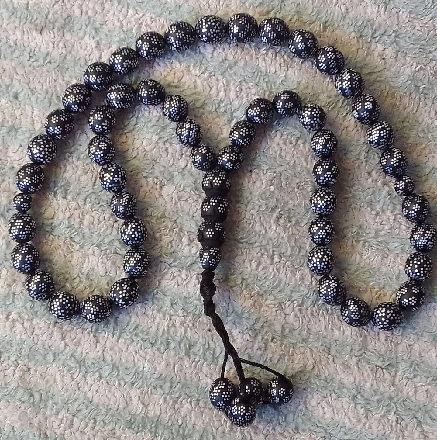 تسبح نقره کوب|بدلیجات|کاشمر, |دیوار