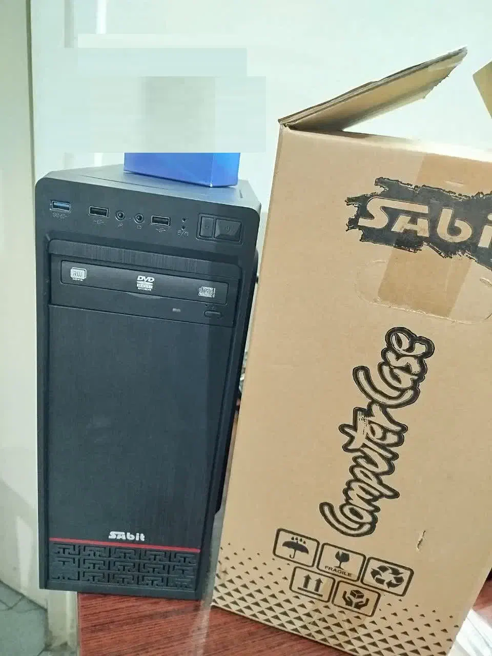 کیس ایسوز با hdmi و dvd رایتر و کارتن (کامپیوتر)|رایانه رومیزی|تهران, جیحون|دیوار