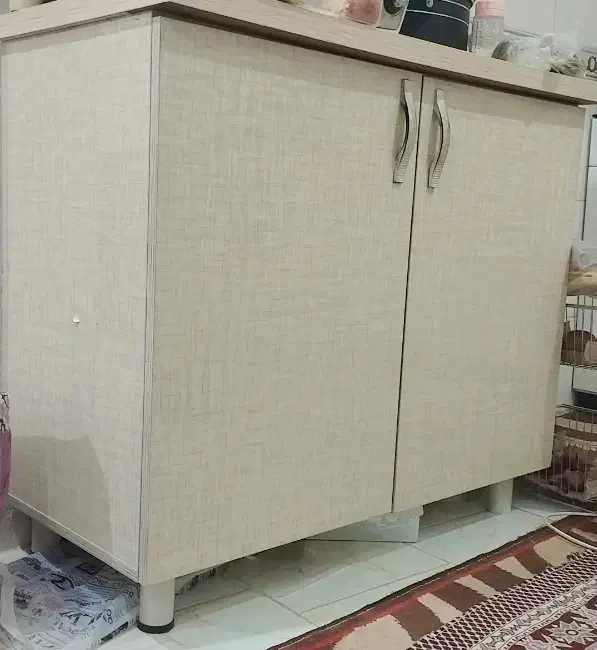 آبچکان کابینت ام دی اف 1متری کاملا نو|آبچکان و نظمدهنده ظروف|تبریز, |دیوار