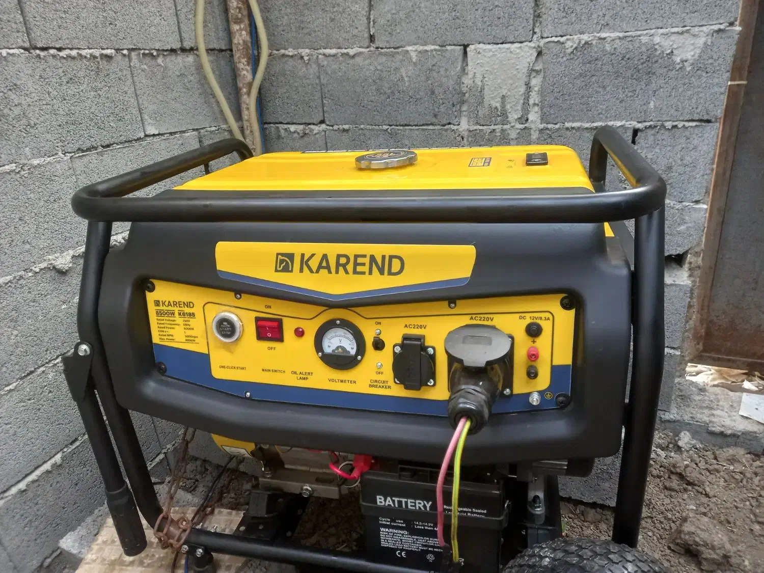 موتر برق ۸نیم کیلو وات تمام مس|ابزارآلات|رامسر, |دیوار