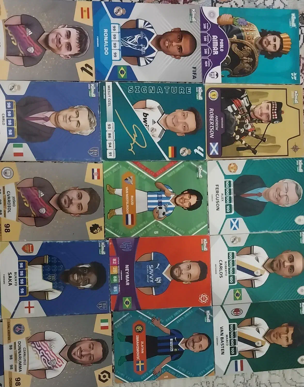 کارت فوتبالی|اسباببازی|مشهد مرغاب, |دیوار