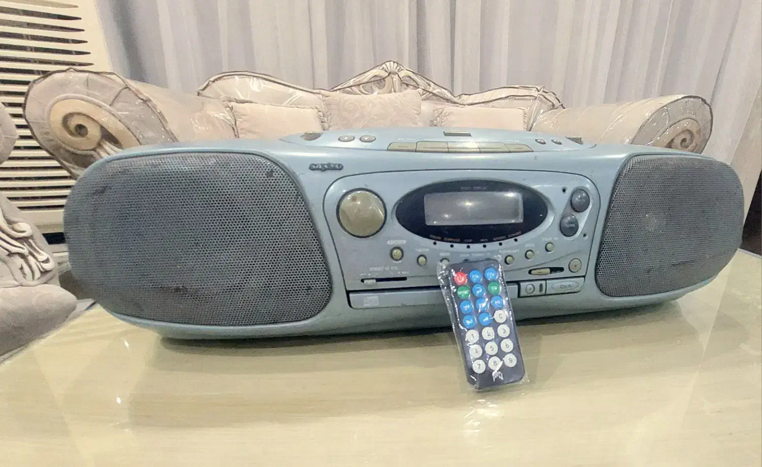 ظبط فلش خور و بلوتوث دار sanyo ژاپن|سیستم صوتی خانگی|اهواز, پادادشهر|دیوار