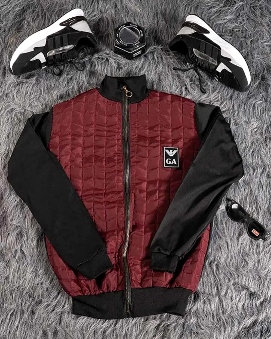 کاپشن Parka داخل پشم/رنگ قرمز و سبز مناسب زمستان|لباس|کرمان, |دیوار