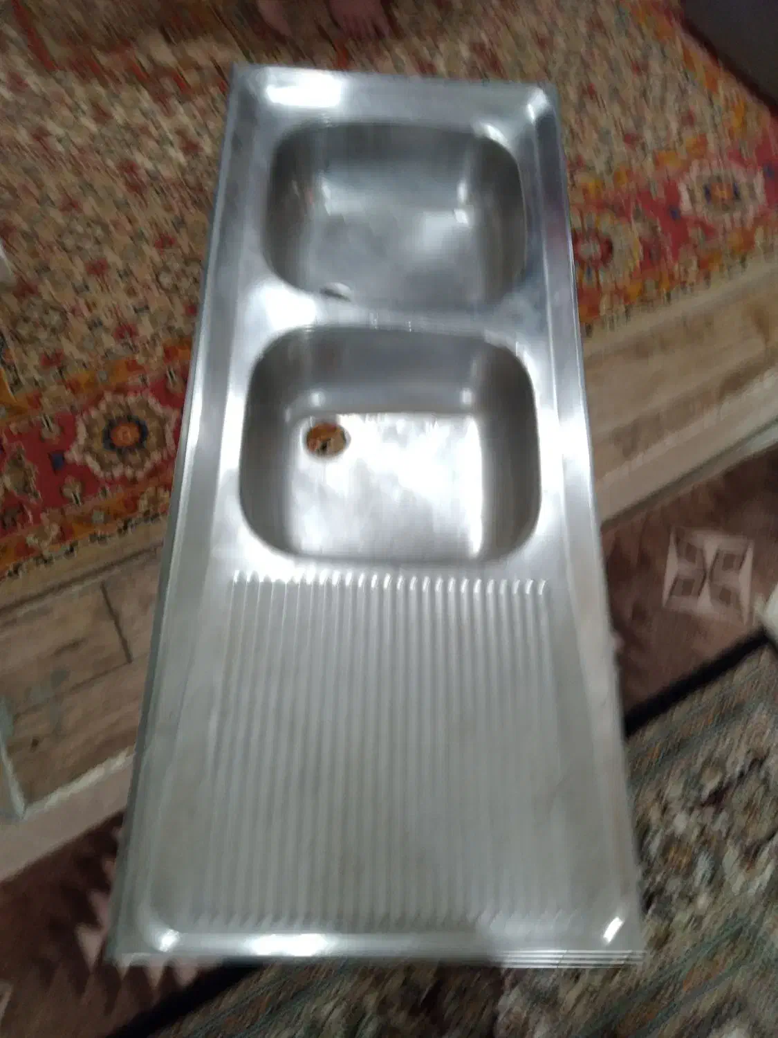 سینک دولنگه|آب‌چکان و نظم‌دهنده ظروف|اردبیل, |دیوار