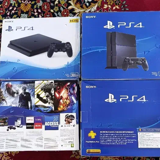 حتما بخونید ۴ عدد ps4|کنسول، بازی ویدئویی و آنلاین|اهواز, کوی علوی|دیوار
