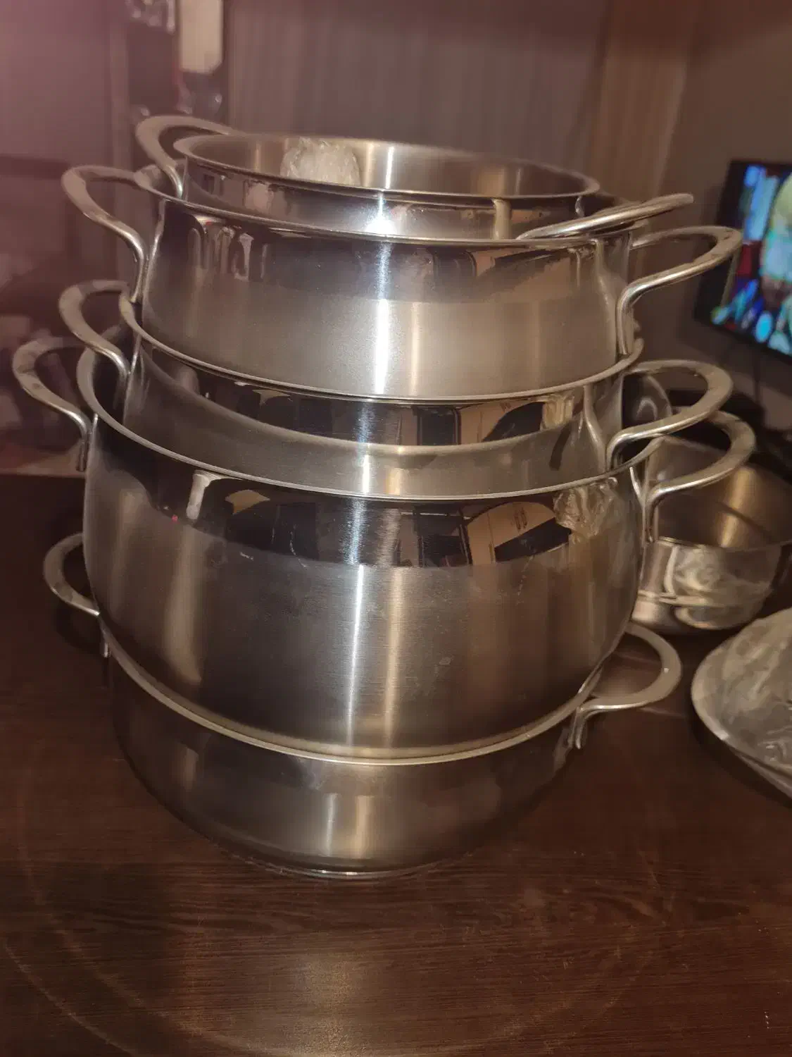 سرویس قابلمه استیل ۱۰ پارچه|ظروف پخت‌وپز|سبزوار, پیام|دیوار