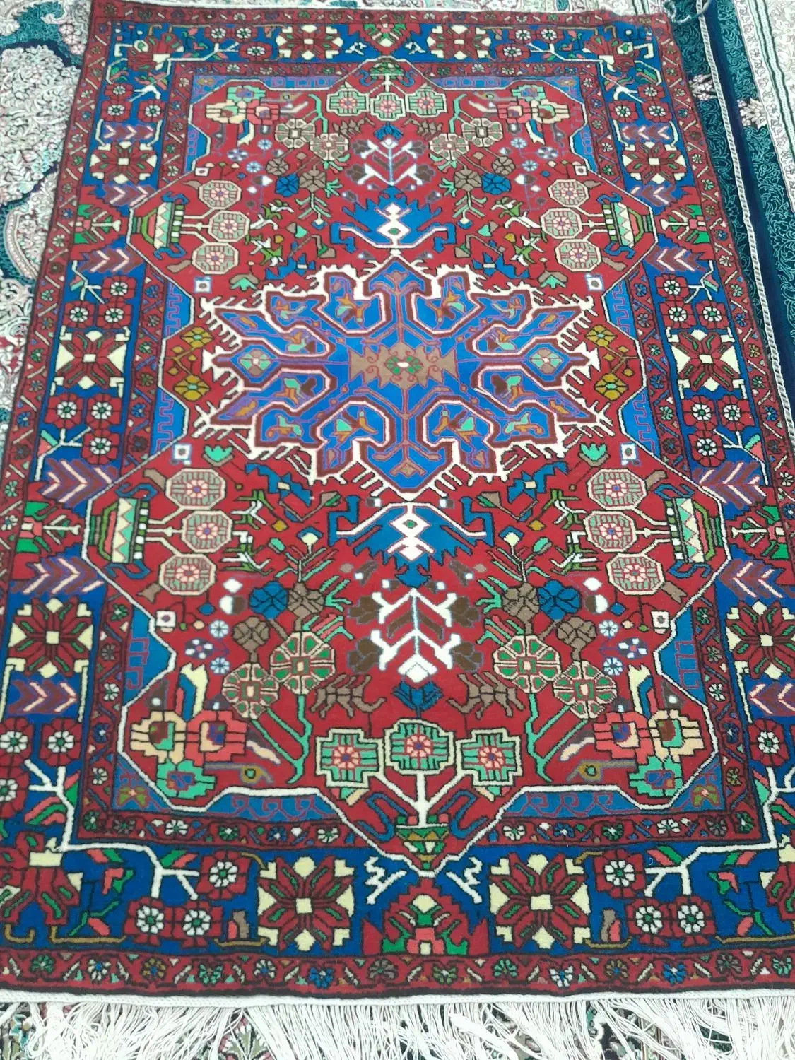 فرش دست باف کله گلی|فرش|نهاوند, |دیوار