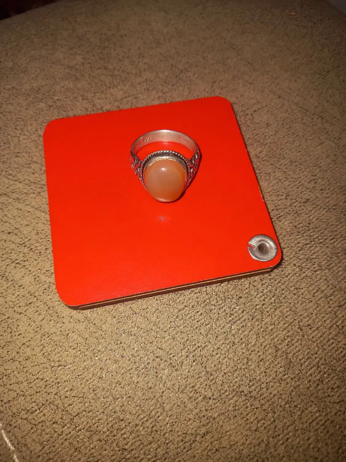 انگشتر عقیق یمنی اصل مردانه قدیمی|کلکسیون اشیاء عتیقه|اهواز, کیانپارس |دیوار