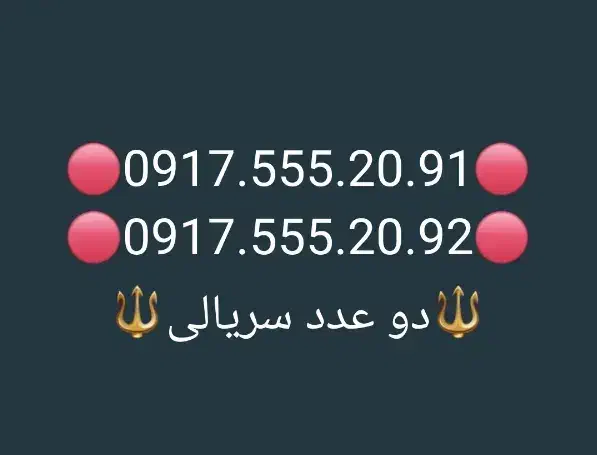 ۰۹۱۷۵۵۵۲۰۹۱/۰۹۱۷۵۵۵۲۰۹۲|سیم‌کارت|شیراز, وصال|دیوار