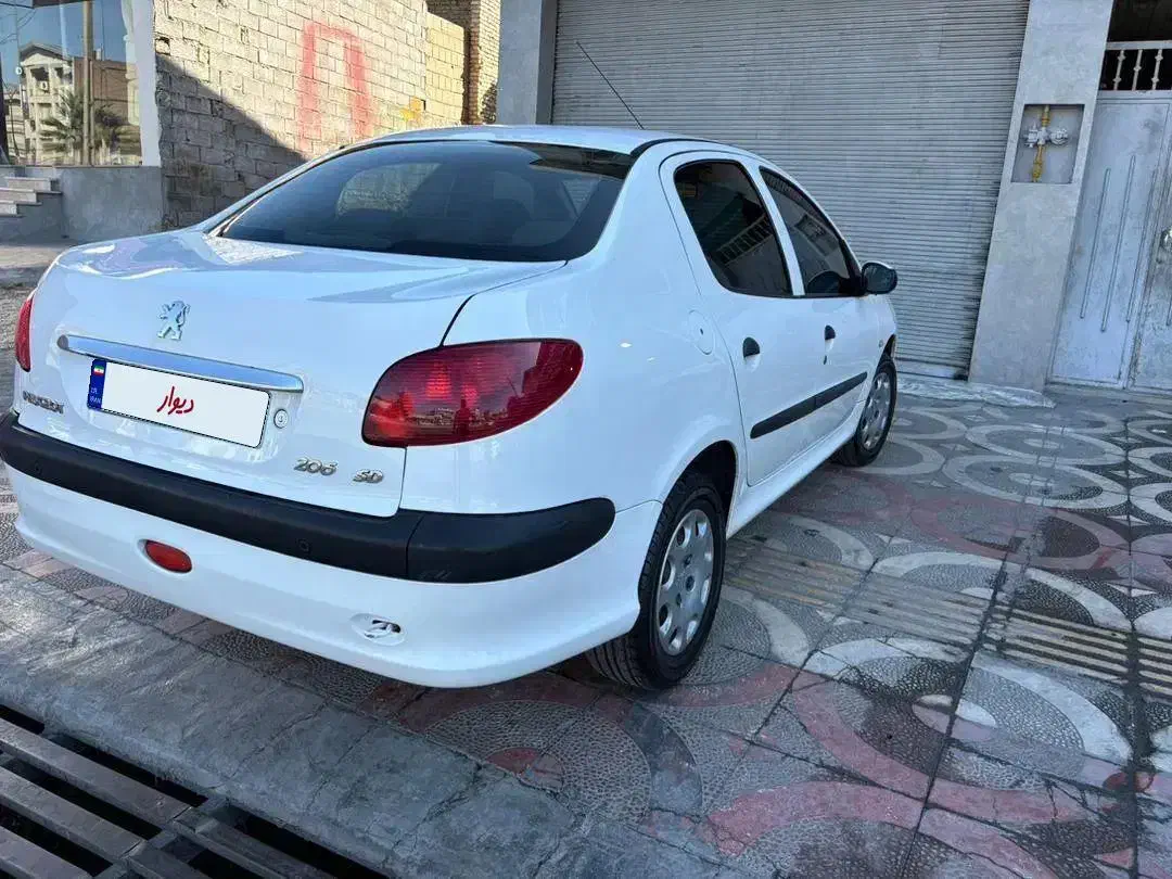 پژو ۲۰۶ SD تیپ ۵ وی ۸|خودرو سواری و وانت|بهشهر, |دیوار