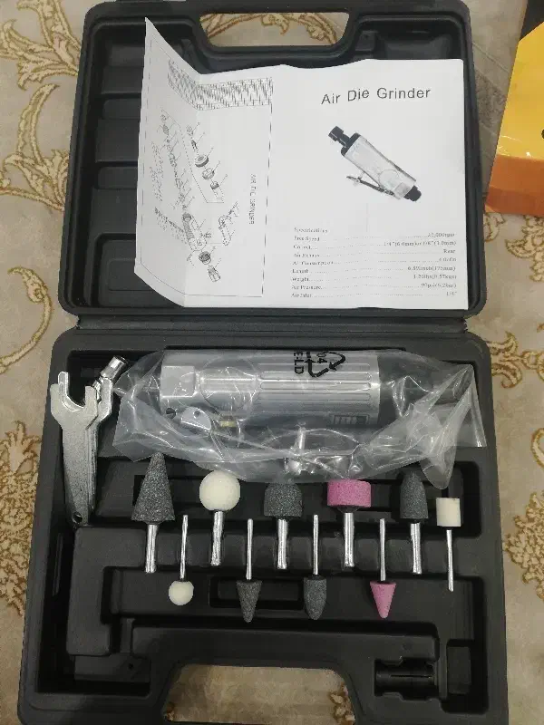 کیت فرز انگشتی تاپکس به همراه درجه باد شریدر|ابزارآلات|خرمشهر, |دیوار