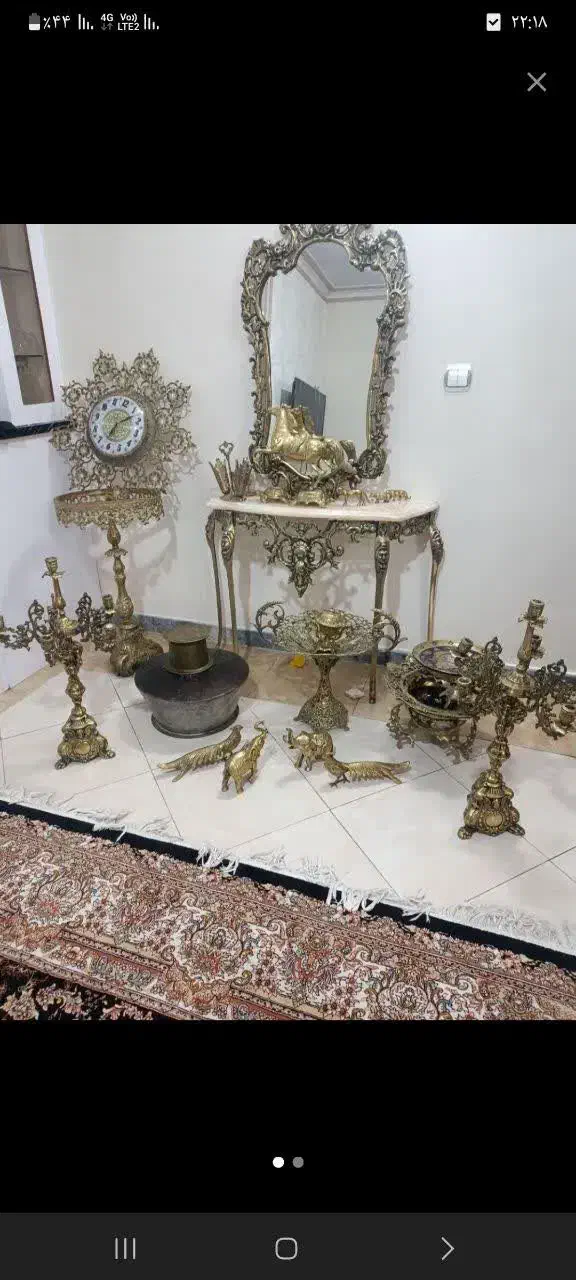 خرید و فروش انواع لوازم برنزی و برنجی اینه شمدان|آینه|اراک, |دیوار