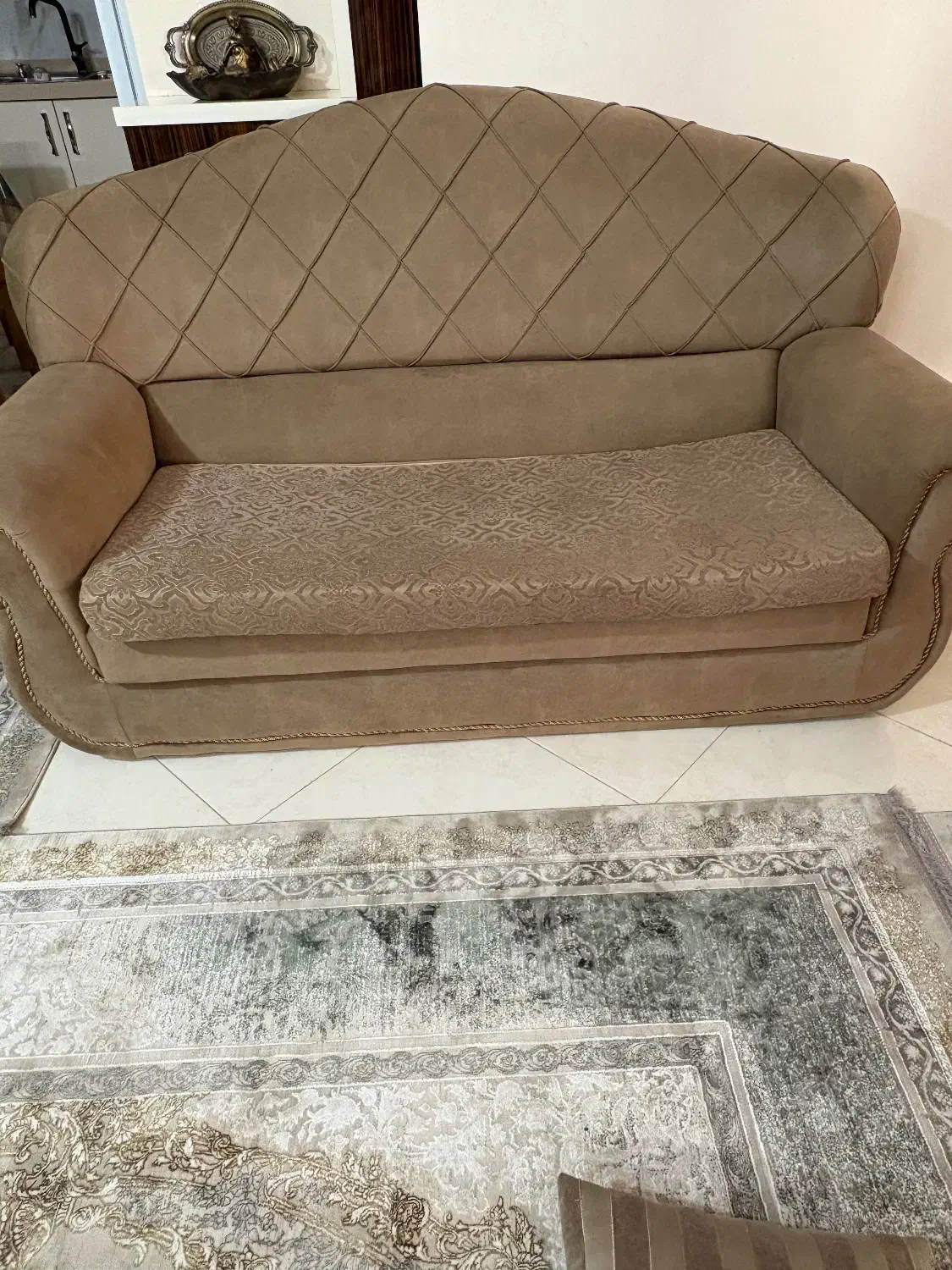 مبل ۷ نفره راحتی|مبلمان خانگی و میز عسلی|فرح آباد, |دیوار