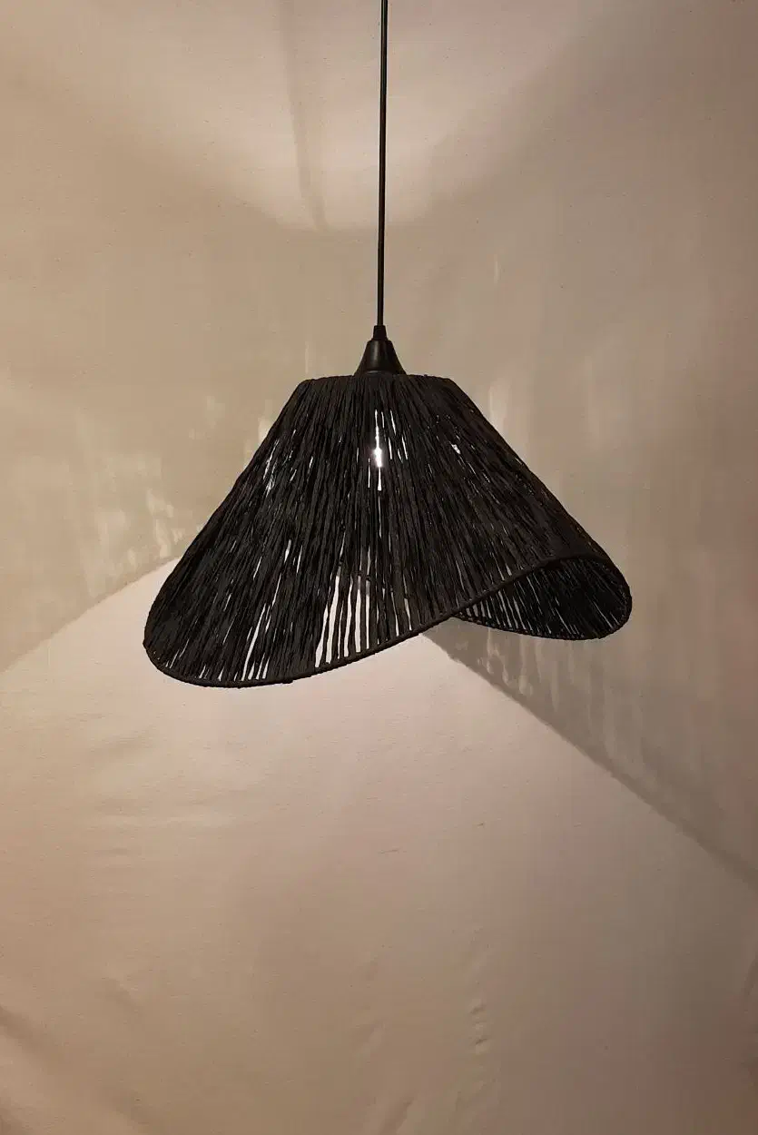 چراغ آویز/لوستر/مدرن/رافیا/مینیمال|لوستر و چراغ آویز|تهران, فردوسی|دیوار