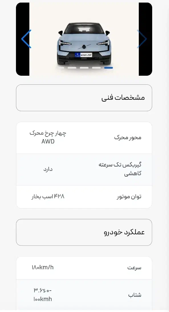 فروش حواله VOLVO EX30 برقی درگاه باز آماده پرداخت|خودرو سواری و وانت|شیراز, شهرک مهدیه|دیوار