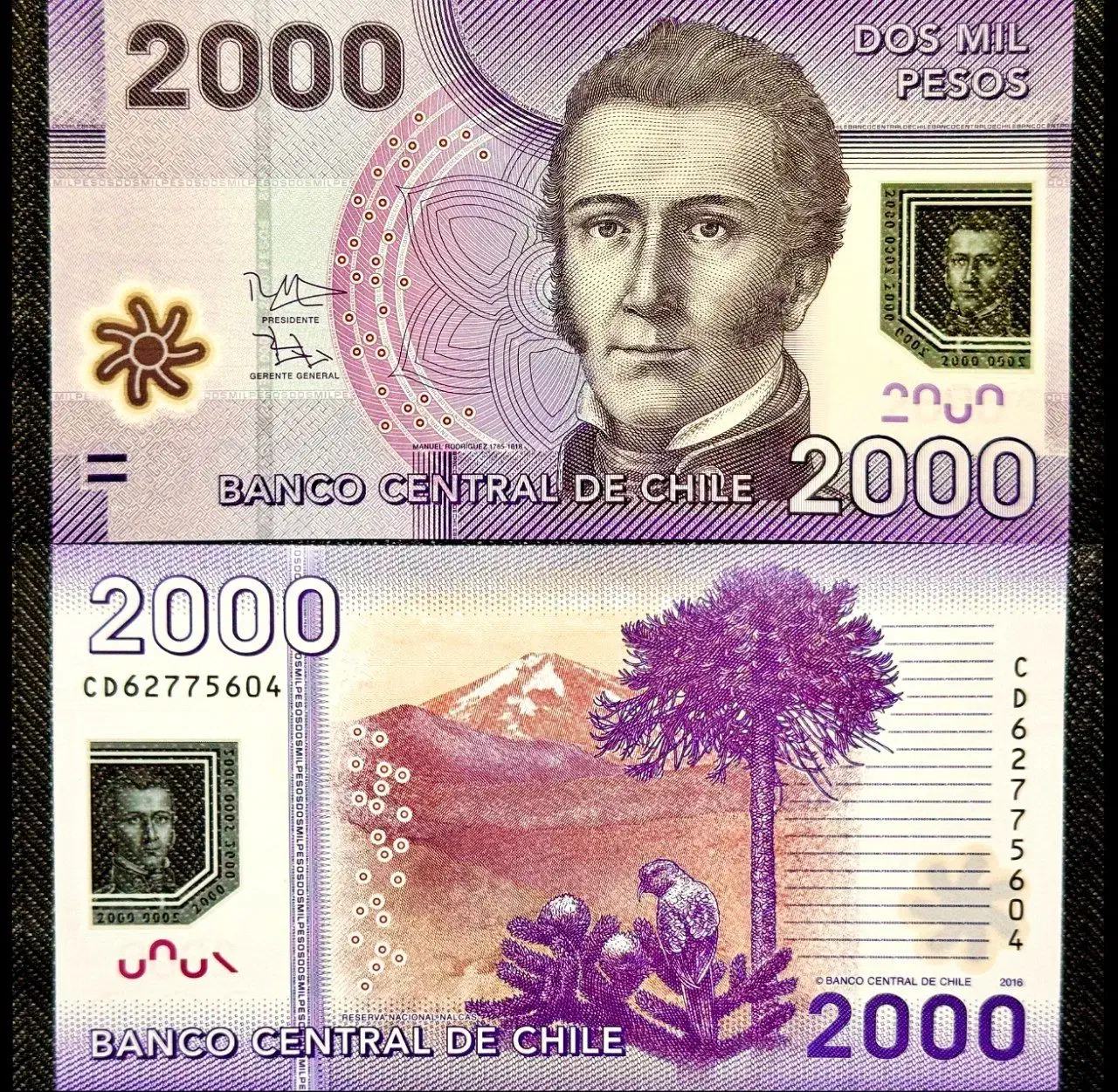 اسکناس 2000 پزو شیلی|کلکسیون سکه، تمبر، اسکناس|قزوین, |دیوار