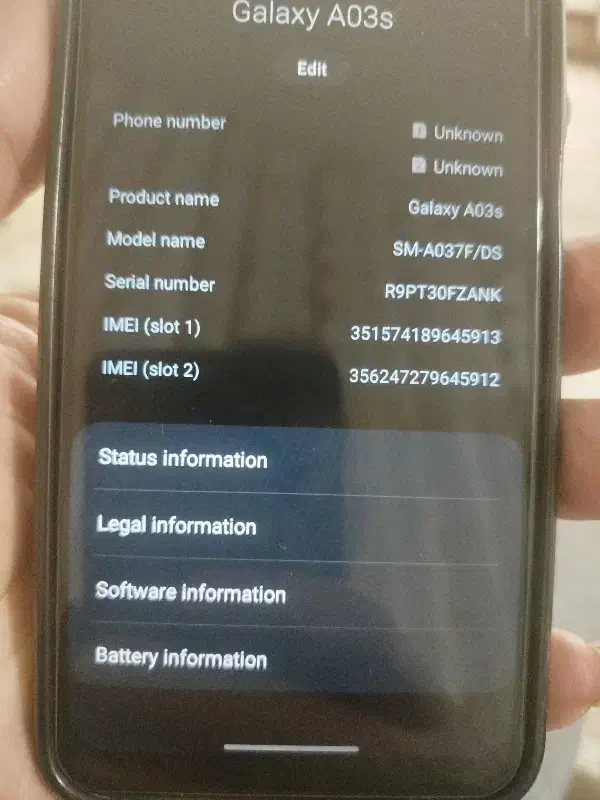 گوشی سامسونگ A03s|موبایل|گلبهار, شهر جدید گلبهار|دیوار