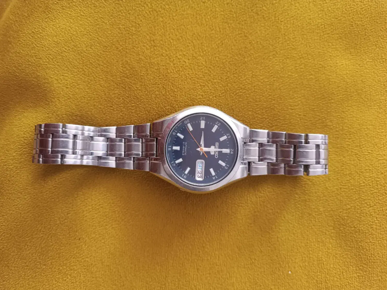 SEIKO5 ژاپنی اصل قدیمی سالم عقربه ها شب نما.|ساعت|بندرعباس, |دیوار