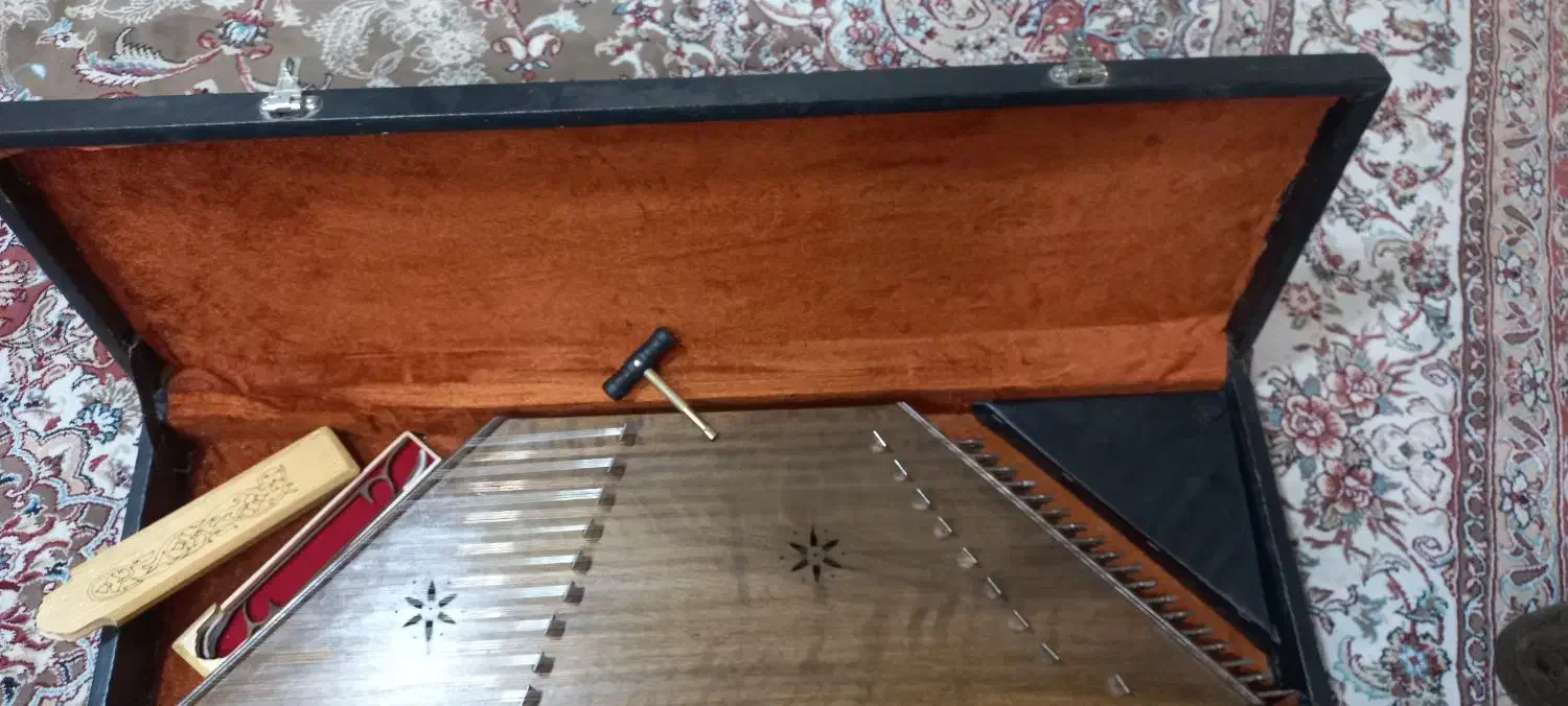 ساز سنتور|سازهای سنتی|اصفهان, باغ دریاچه|دیوار