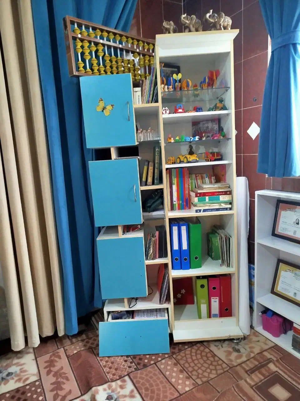 فروش وسایل مهد|کتابخانه، شلف، قفسه‌های دیواری|ارومیه, |دیوار