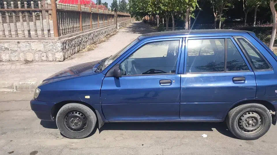 پراید۱۱۱آبی کاربونی ۹۷|خودرو سواری و وانت|لنجان, |دیوار