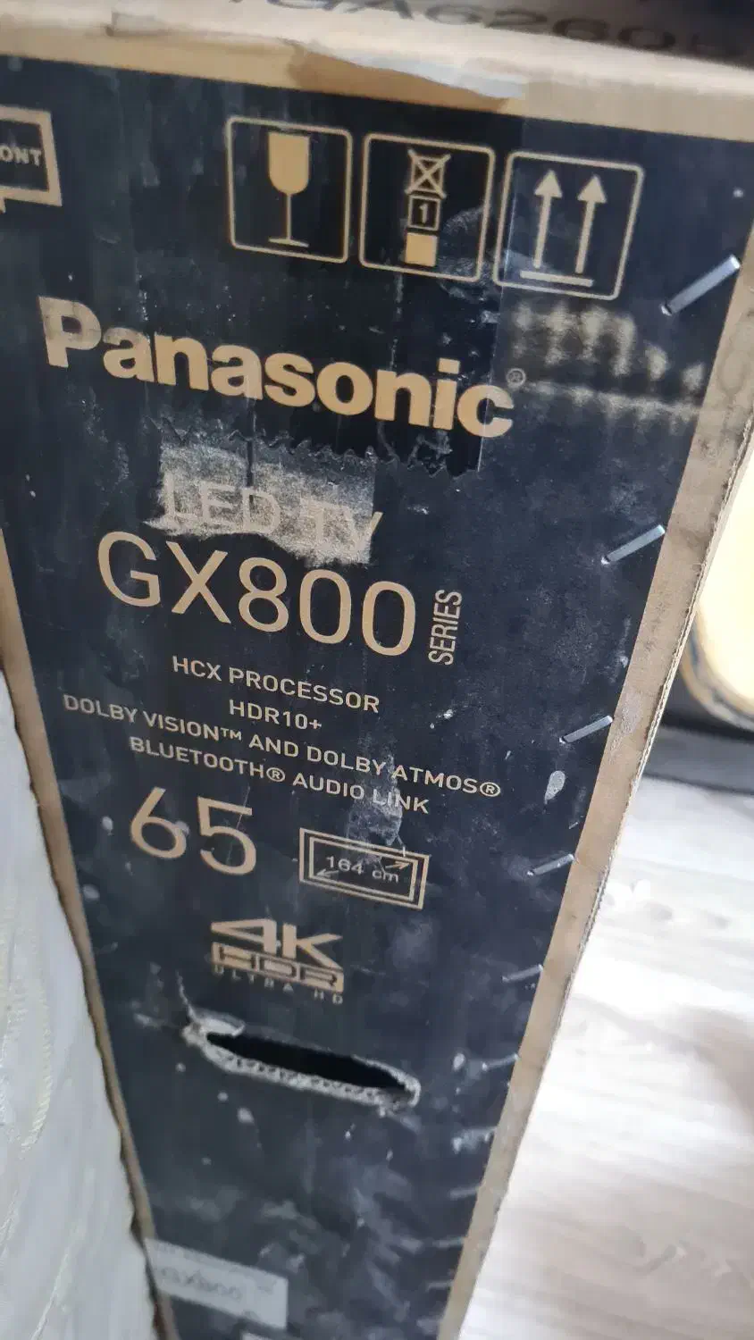 تلویزیون ۶۵ پاناسونیک  شکسته|تلویزیون و پروژکتور|تهران, شمس‌آباد|دیوار