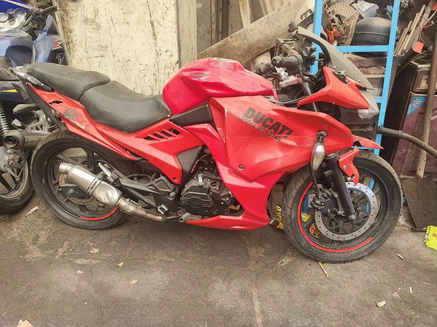 موتور مگلی 200 تصادفی|موتورسیکلت|تبریز, |دیوار