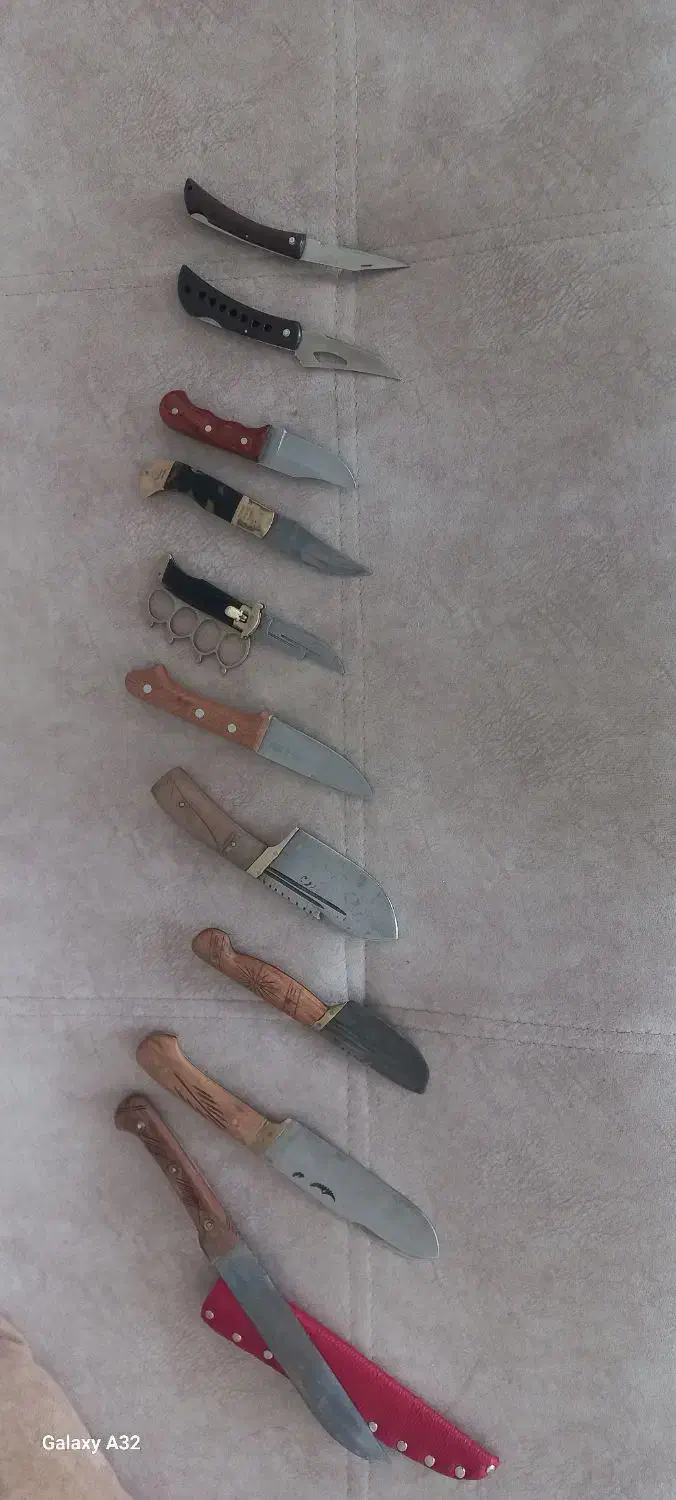 ۱۰ عدد چاقوی کلکسیونی|کوهنوردی و کمپینگ|ساوه, |دیوار