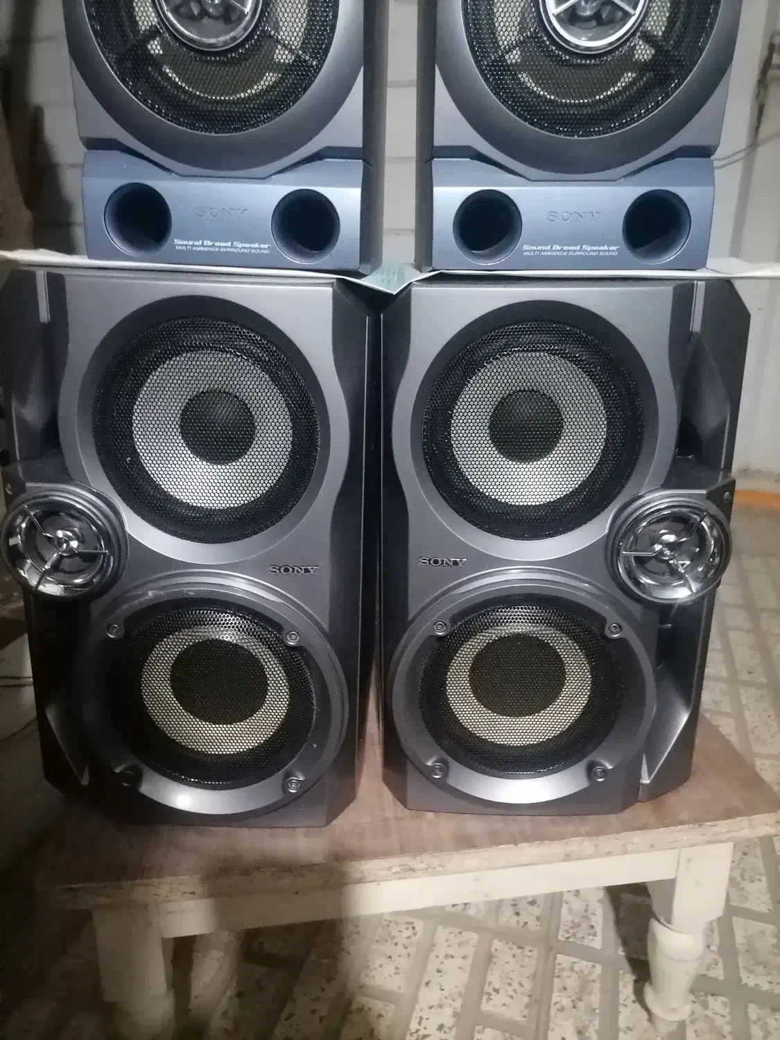 2جفت باندخانگی سونی vx888. درحد. سالم وسلامت|سیستم صوتی خانگی|تهران, عباسآباد|دیوار