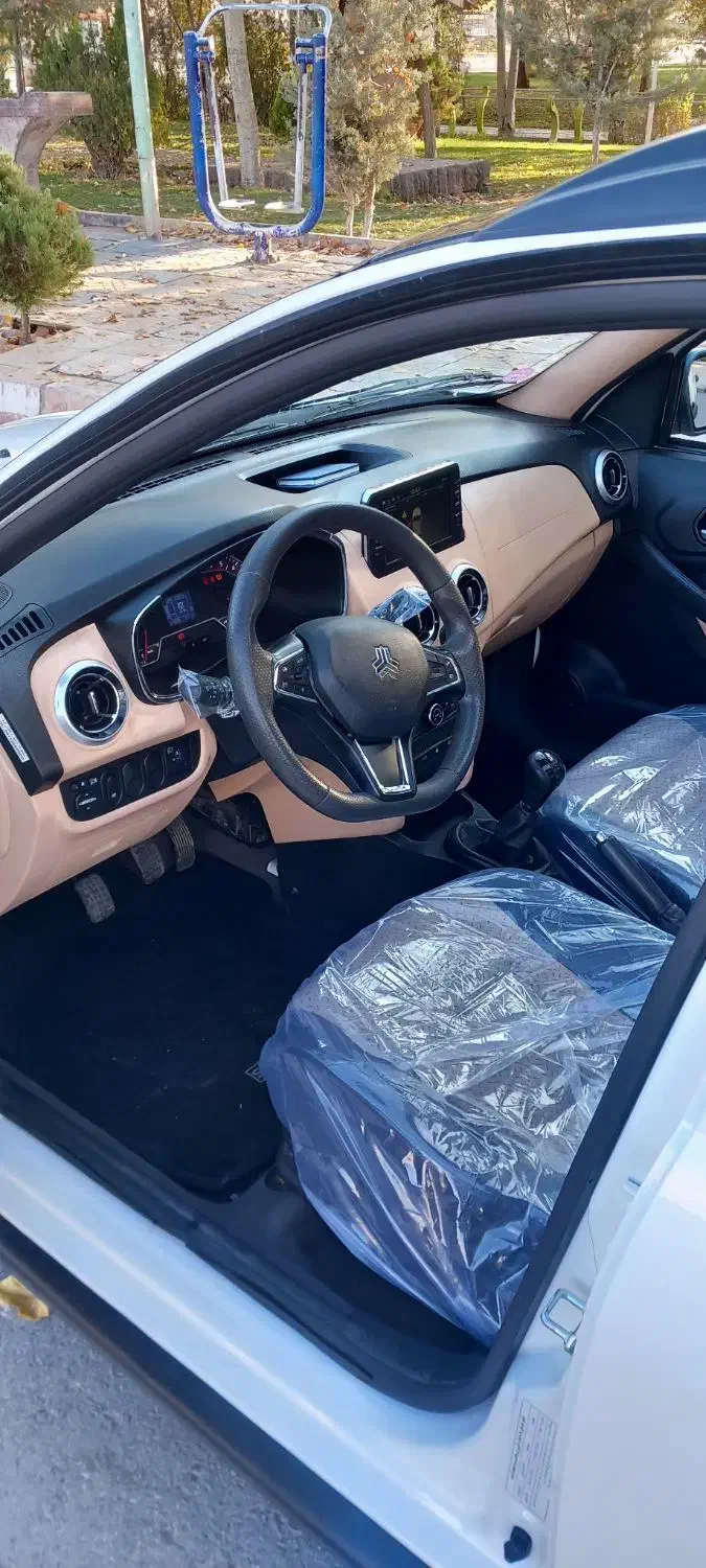 فروش اطلس سفید مشگی سانروف دار|خودرو سواری و وانت|نورآباد, |دیوار