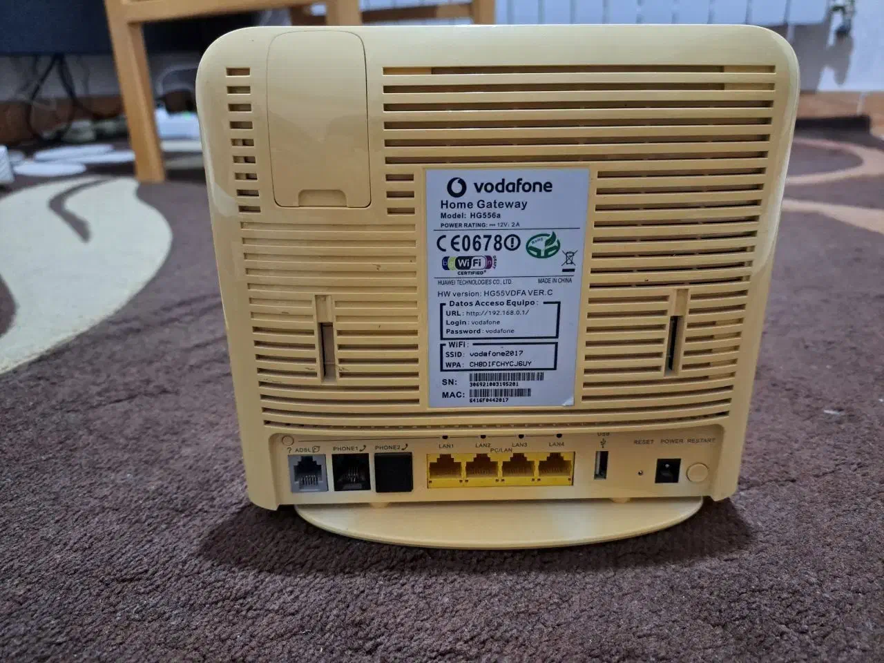 مودم USB 3G+ADSL ودافون هوآوی مدل HG556a|مودم و تجهیزات شبکه|اصفهان, گلزار|دیوار