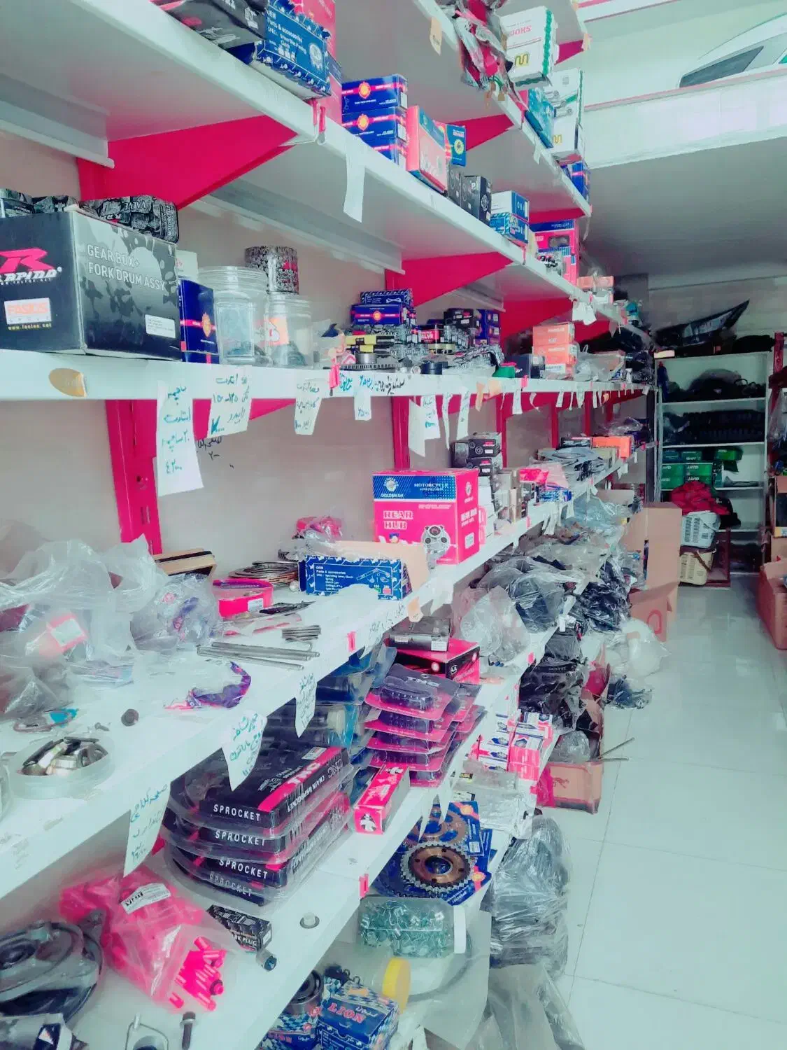 فروش کلی لوازم یدکی موتور سیکلت|قطعات یدکی و لوازم جانبی|گرگان, |دیوار