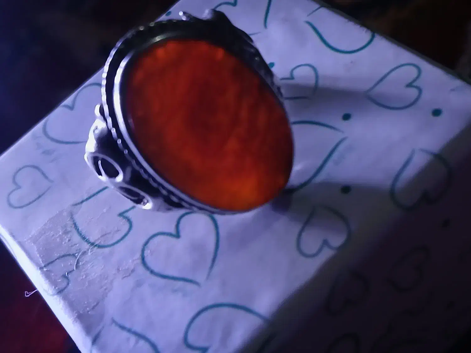 انگشتر عقیق سرخ جگری خراسان|جواهرات|بیرجند, |دیوار