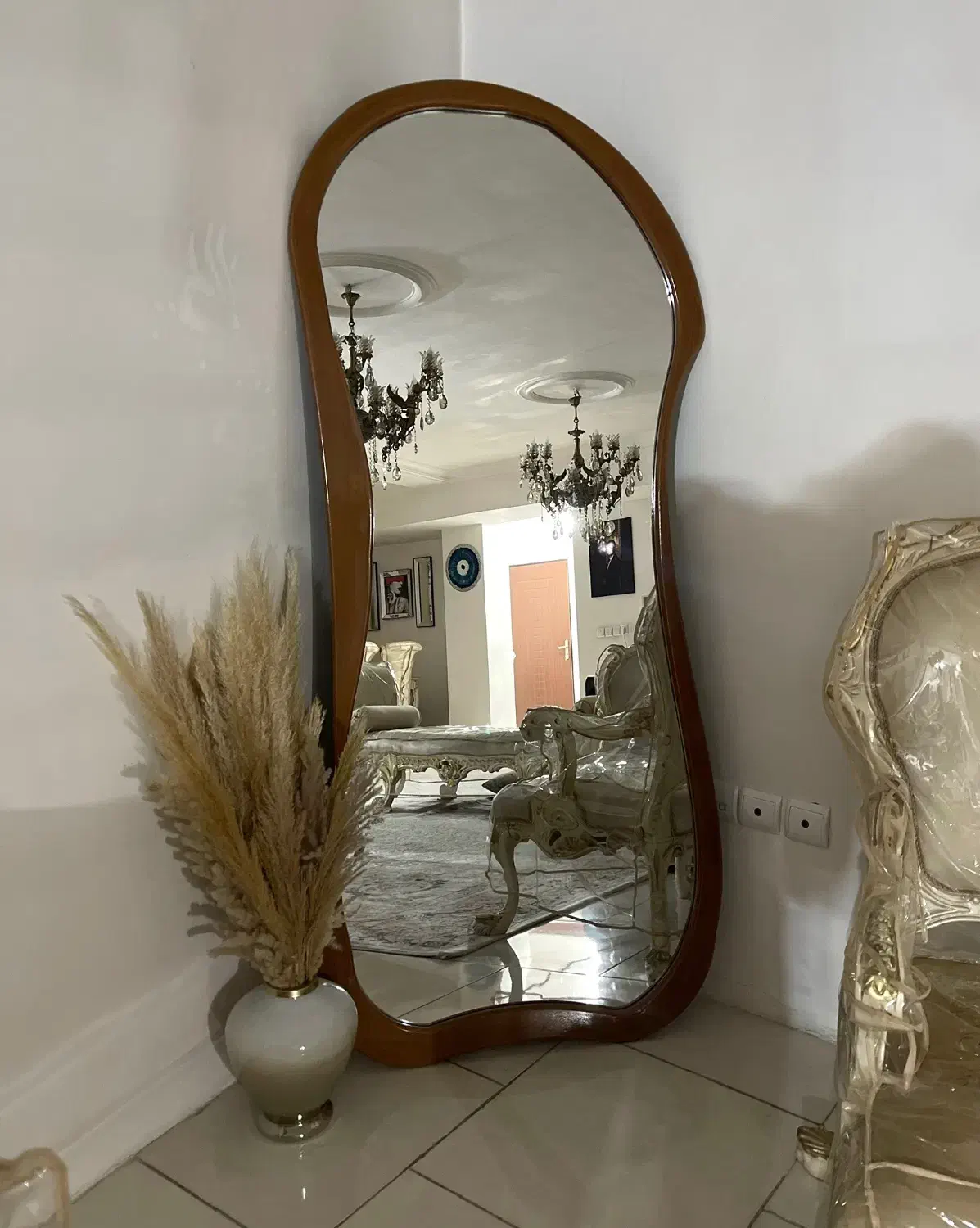 آینه قدی چوبی|آینه|باقرشهر, |دیوار