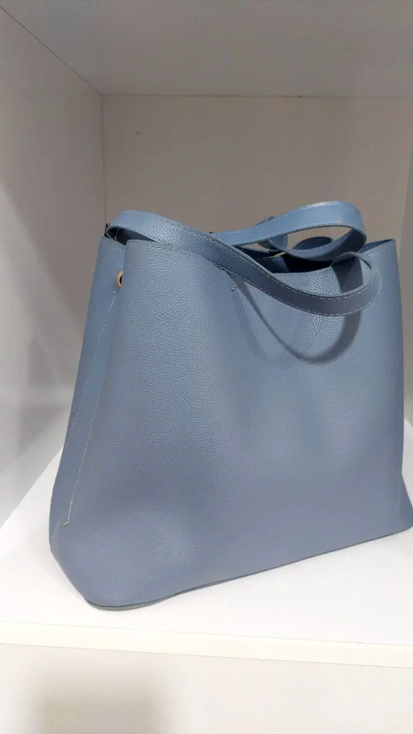 کیف چرم آبی آسمانی روشن|کیف، کفش، کمربند|تبریز, |دیوار