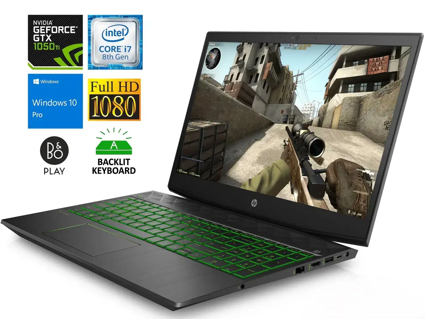 HP Pavilion Gaming Laptop لپ تاب گیمینگ اچ پی i7|رایانه همراه|قم, شهرک قدس|دیوار