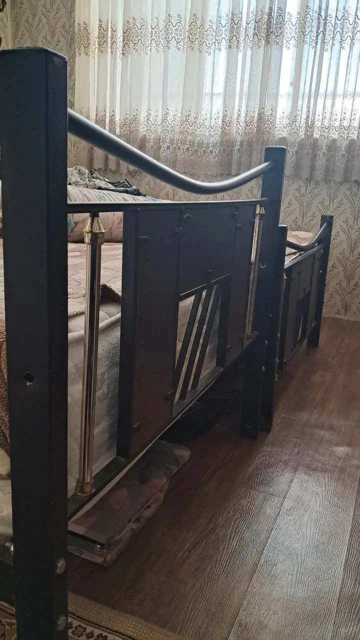 تخت یک نفره فلزی  و خوشخواب|تخت و سرویس خواب|قوچان, |دیوار