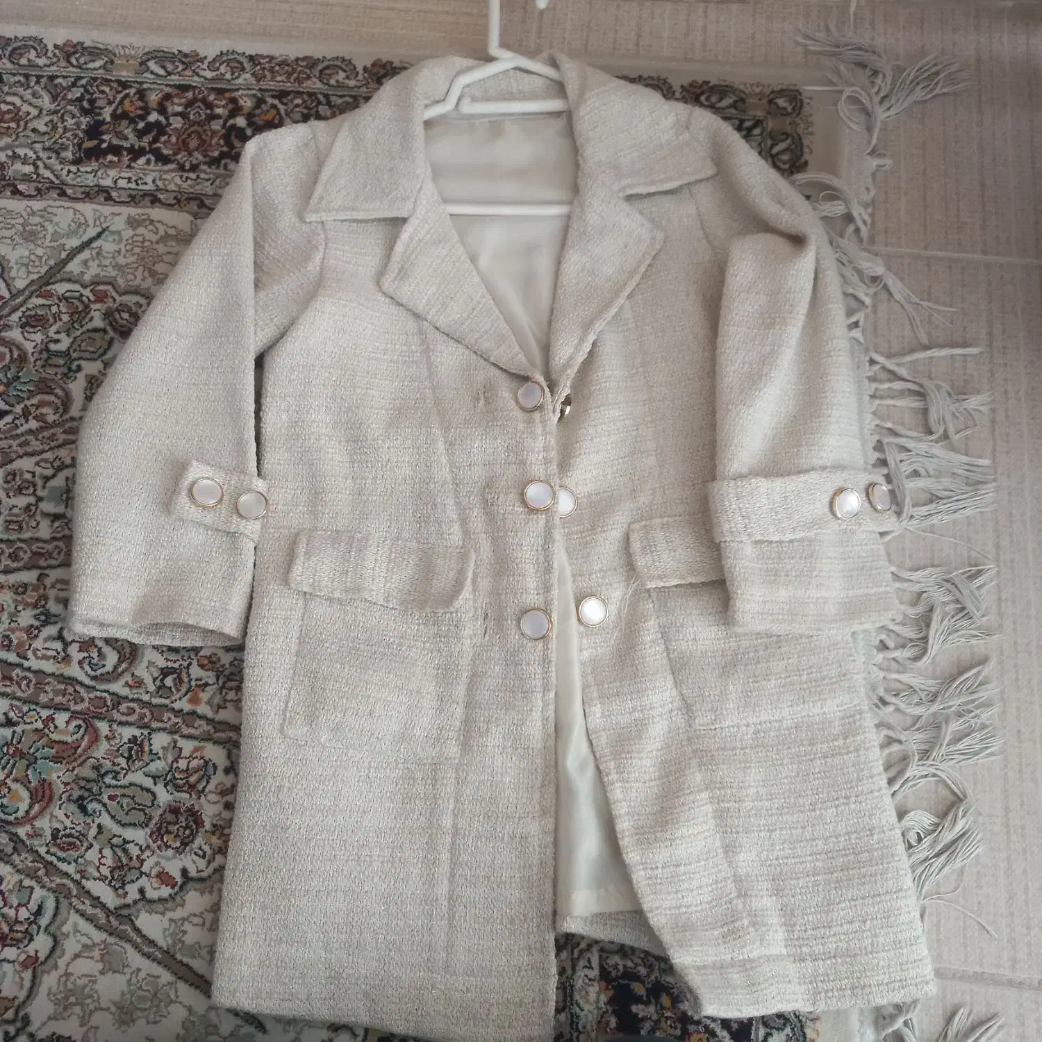 پالتو جنس شنل استر دار دختر6تا9ساله|کفش و لباس بچه|خمینی‌شهر, |دیوار