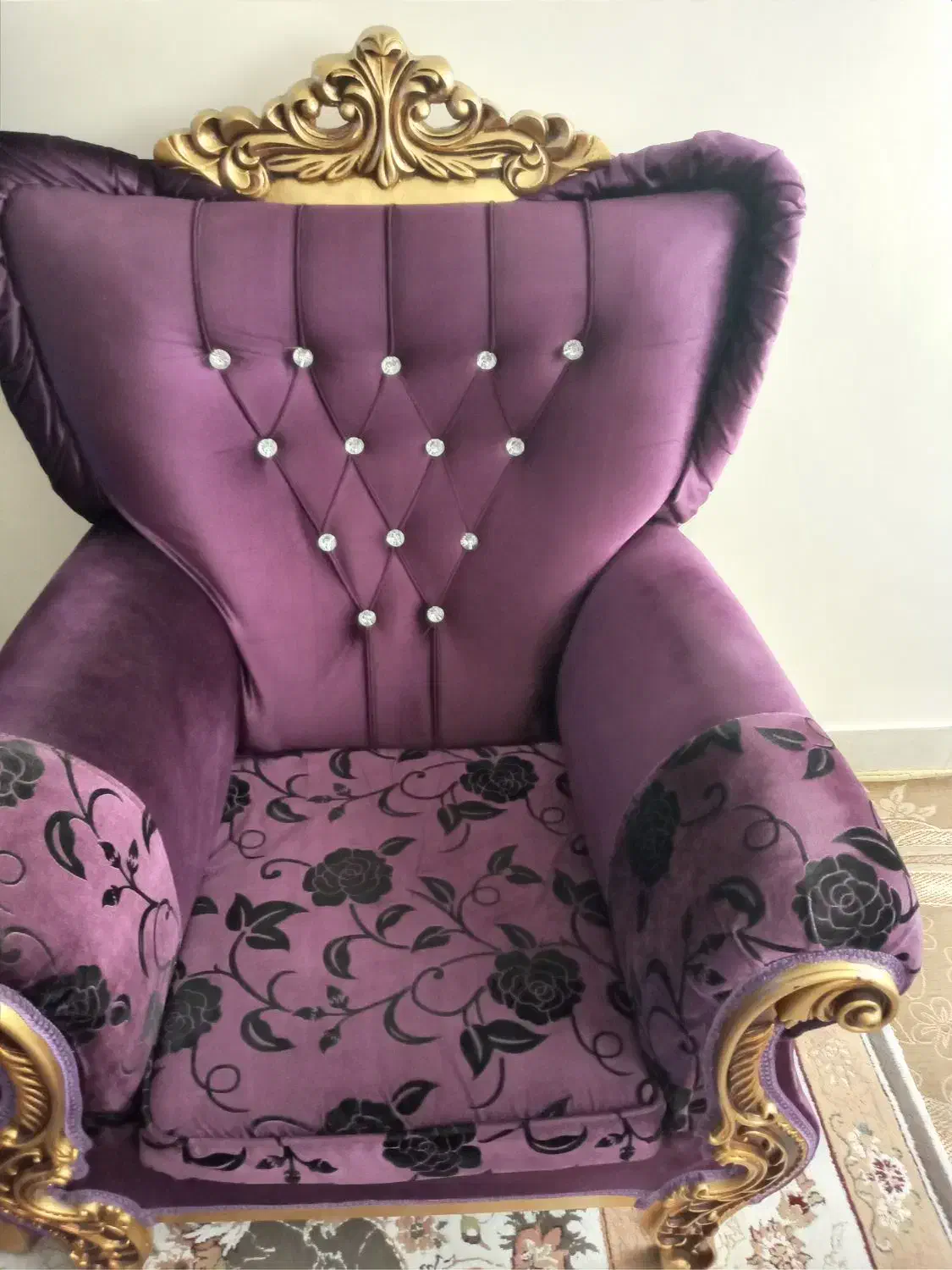 مبل نیمه سلطنتی|مبلمان خانگی و میز عسلی|رباط‌کریم, رباط‌کریم|دیوار