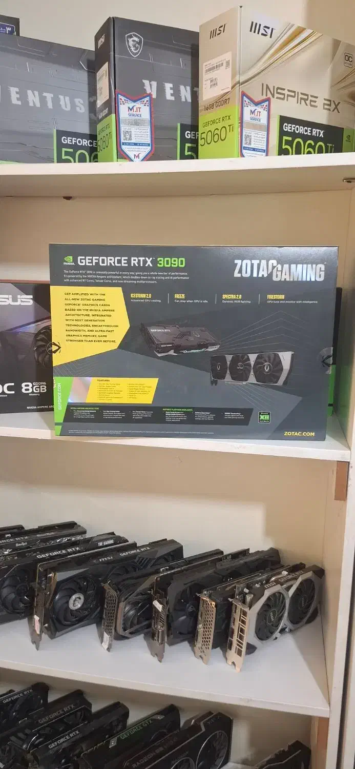 کارت گرافیک زوتک 3090 Trinity OC 24GB حافظه 24 گیگ|قطعات و لوازم جانبی رایانه|تهران, سلسبیل شمالی|دیوار